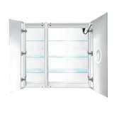 Krugg Svange 3636R  36" X 36" LED Bi-View Medicine Cabinet with Dimmer & Defogger SVANGE3636R - Backyard Provider